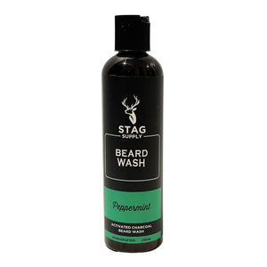 Beard Shampoo Stag Supply Activated Charcoal Beard Wash 250ml