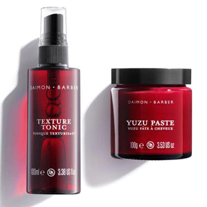Hair Kit Daimon Barber Texture Tonic Spray + Yuzu Paste Set