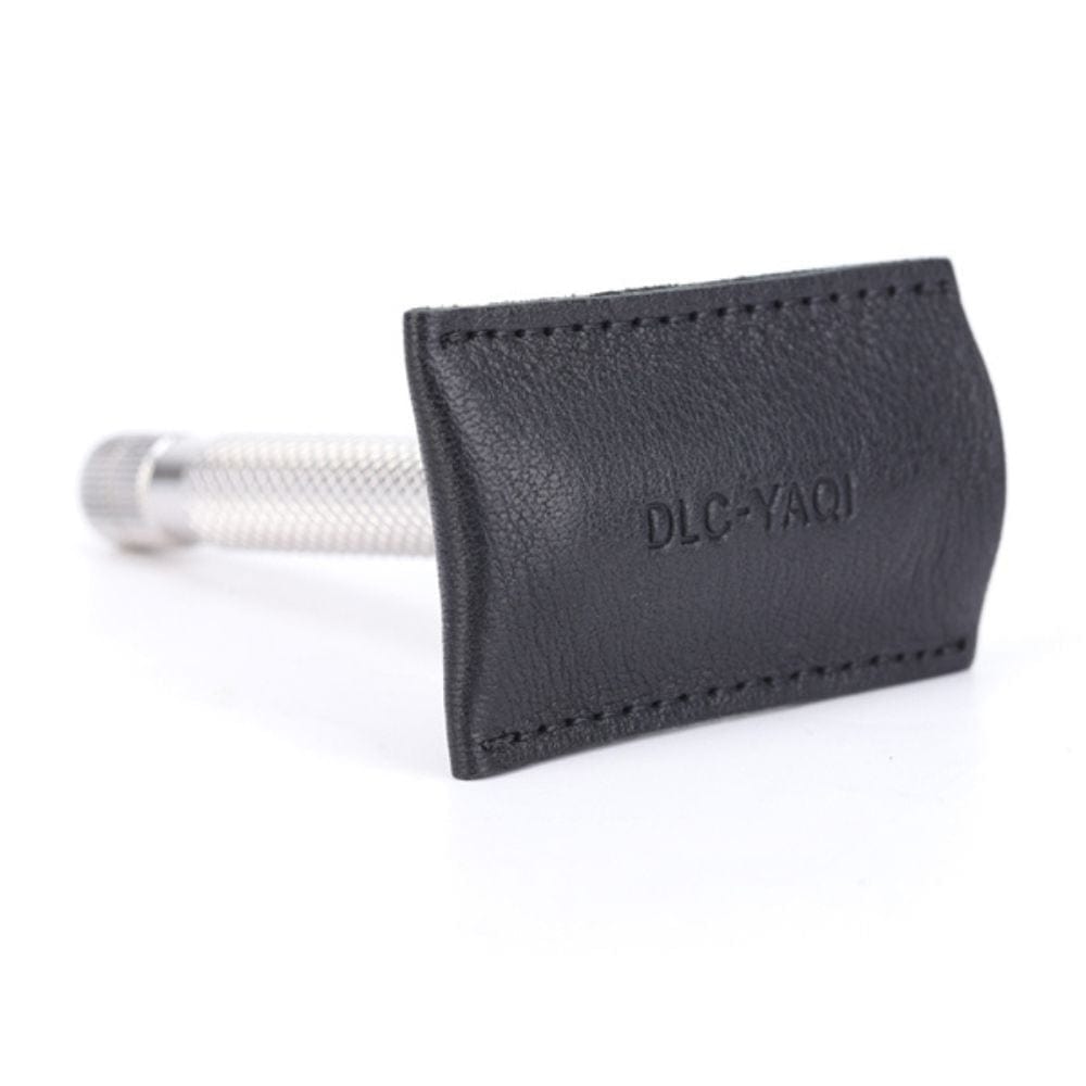 Yaqi Black Leather Safety Razor Head Cover Style & Swagger