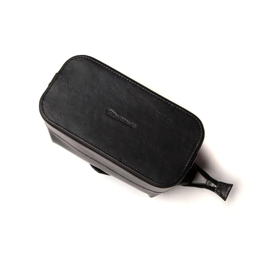 Toiletry Bag Taylor Of Old Bond Street Small Black Leather Wash Bag