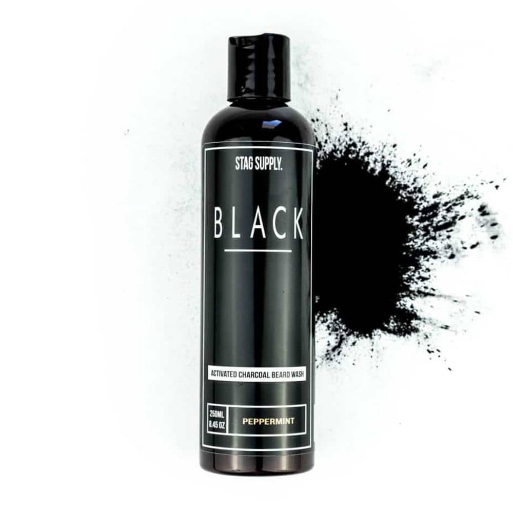 Beard Wash Stag Supply Activated Charcoal Beard Wash 250ml