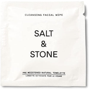 Face Cleanser Salt & Stone Cleansing Facial Wipes (20 Pack)