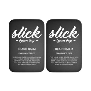 Beard Balm Slick Beard Balm Fragrance Free 73ml (Pack of 2)