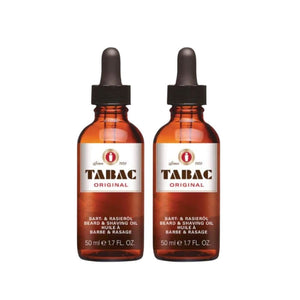 Beard & Moustache Oil Tabac Original Beard & Shaving Oil 50ml (Pack of 2)