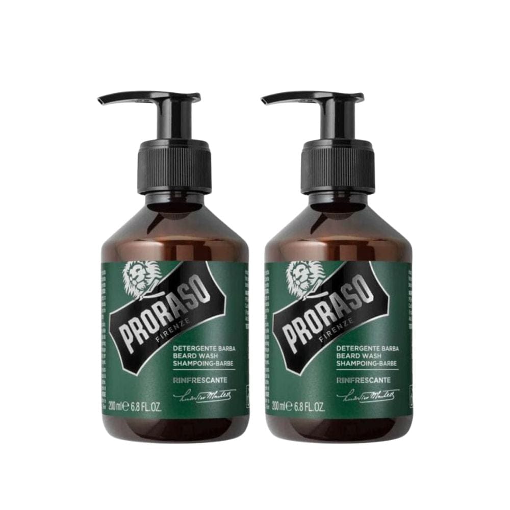 Beard Shampoo Proraso Eucalyptus & Rosemary Beard Wash 200ml (Pack of 2)