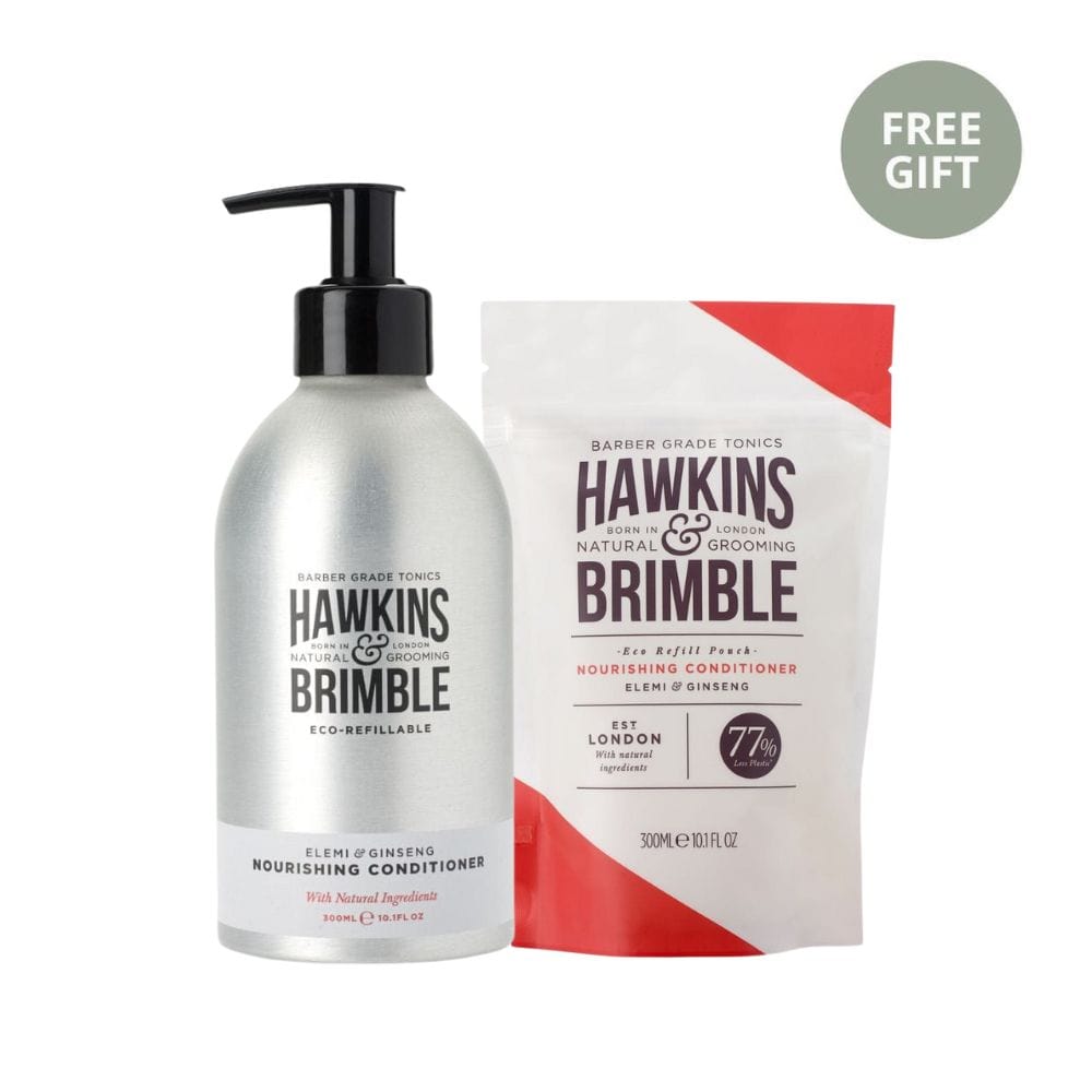 Conditioner Hawkins & Brimble Eco-Refillable Nourishing Conditioner + FREE Refill 300ml