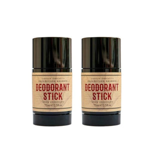 Deodorant Captain Fawcett Expedition Reserve Deodorant Stick 75ml (Pack of 2)