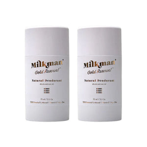 Deodorant Milkman Natural Deodorant Gold Reserve 50ml (Pack of 2)