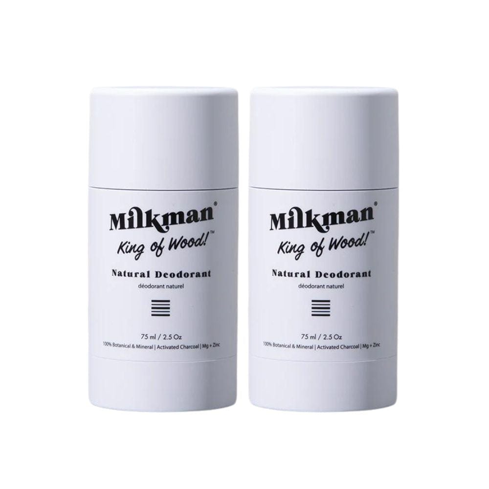 Deodorant Milkman Natural Deodorant King of Wood 50ml (Pack of 2)