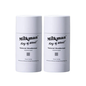 Deodorant Milkman Natural Deodorant King of Wood 50ml (Pack of 2)