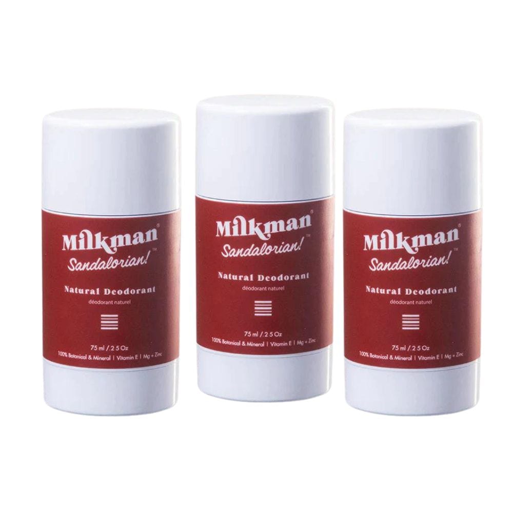 Deodorant Milkman Natural Deodorant Sandalorian 50ml (Pack of 3)