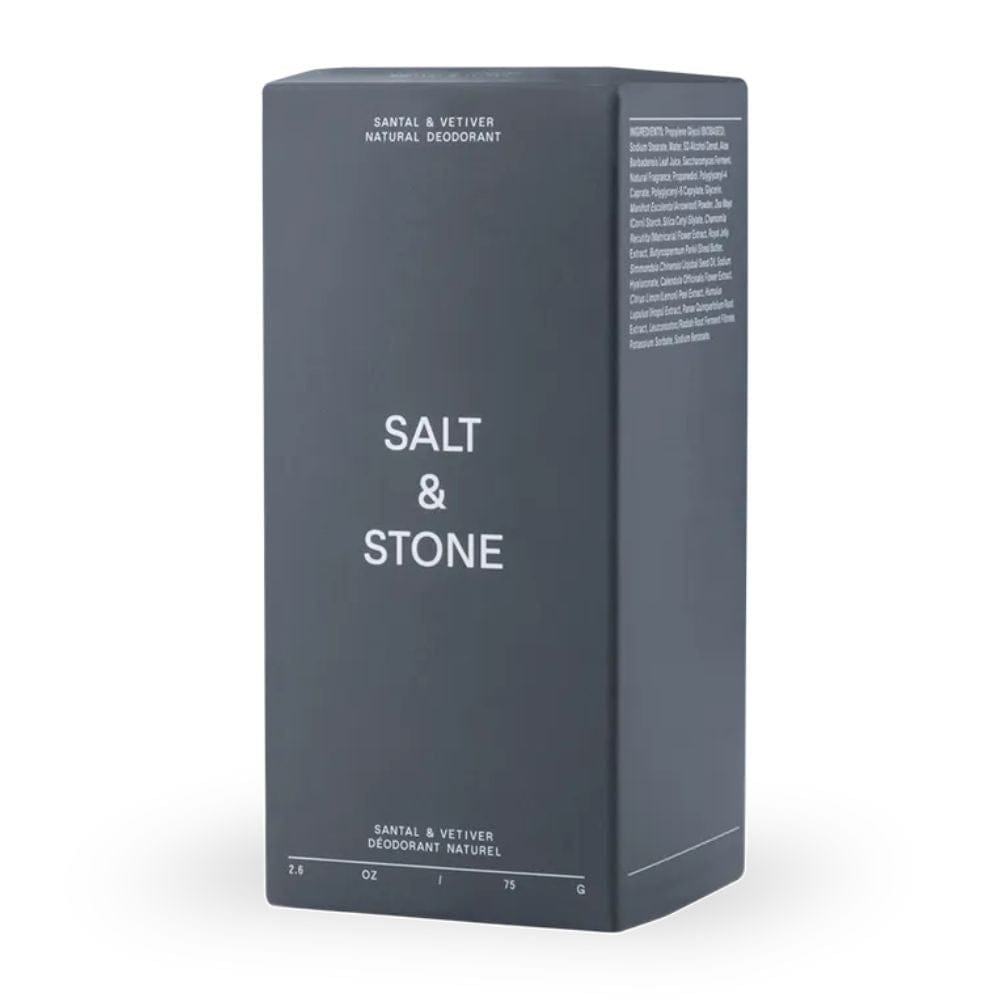 Deodorant Salt & Stone Natural Deodorant Santal & Vetiver 75g (Pack of 3)