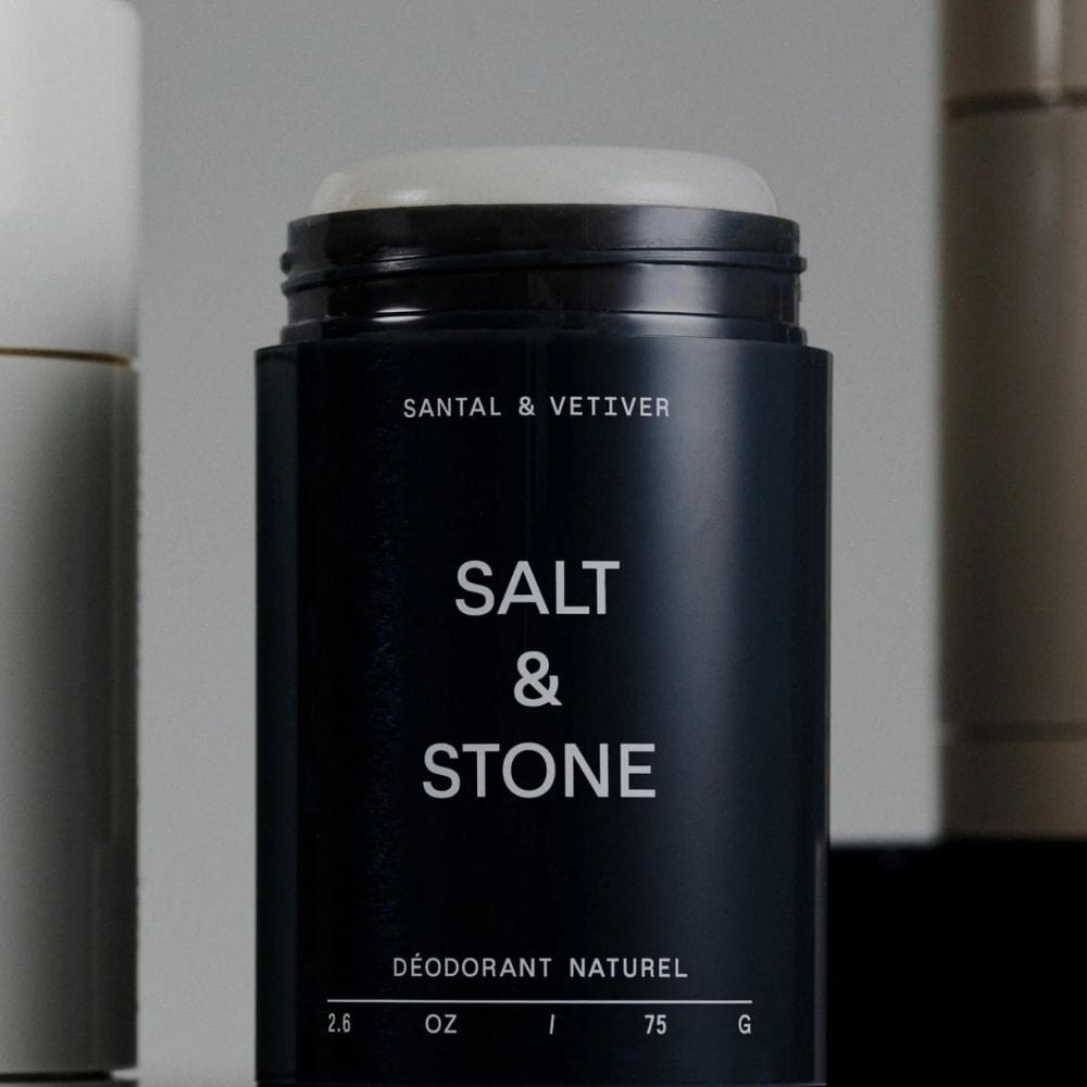Deodorant Salt & Stone Natural Deodorant Santal & Vetiver 75g (Pack of 3)