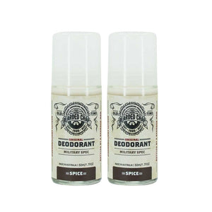 Deodorant The Bearded Chap Deodorant Classic Spice 50ml (Pack of 2)