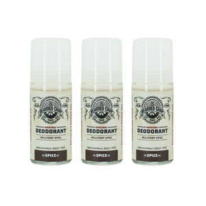 Deodorant The Bearded Chap Deodorant Classic Spice 50ml (Pack of 3)