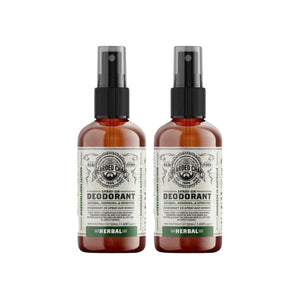 Deodorant The Bearded Chap Spray-On Deodorant Herbal 50ml (Pack of 2)