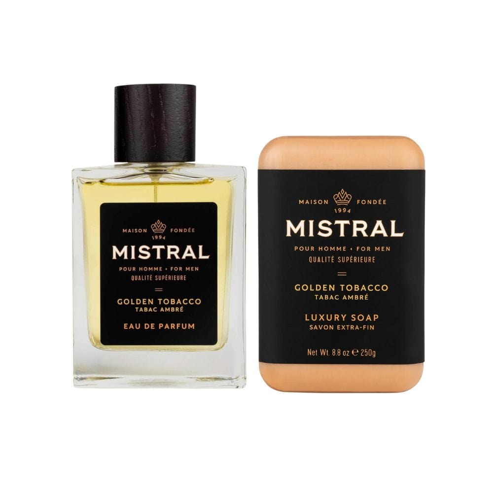 Gift Set Golden Tobacco Mistral Men’s Eau de Parfum & Soap Gift Set