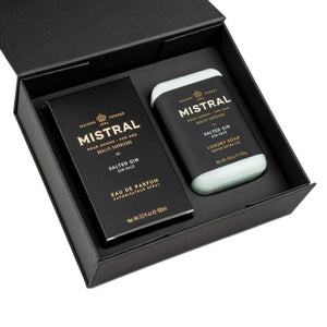 Gift Set Mistral Men's Eau de Parfum & Soap Gift Set – Salted Gin