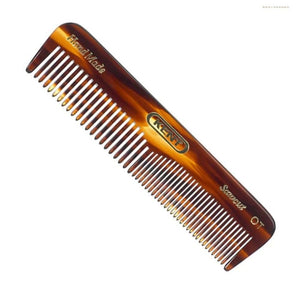 Hair Brush Kent Brushes Handmade 112mm Pocket Comb Thick/Fine Hair