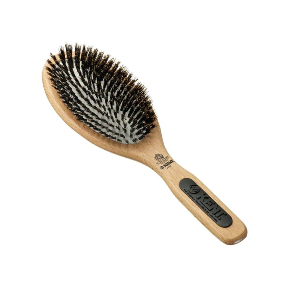 Hair Brush Kent Brushes Perfect For Range – Large Cushion Pure Bristle Grooming Brush