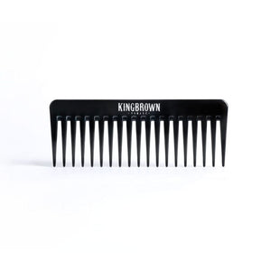 Hair Comb King Brown Black Texture Comb