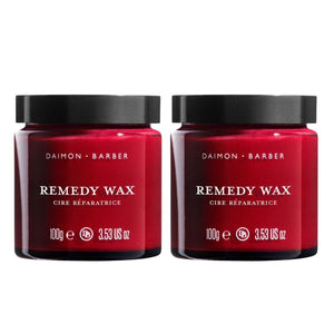 Hair Styling Product Daimon Barber Remedy Wax 100g (Pack of 2)