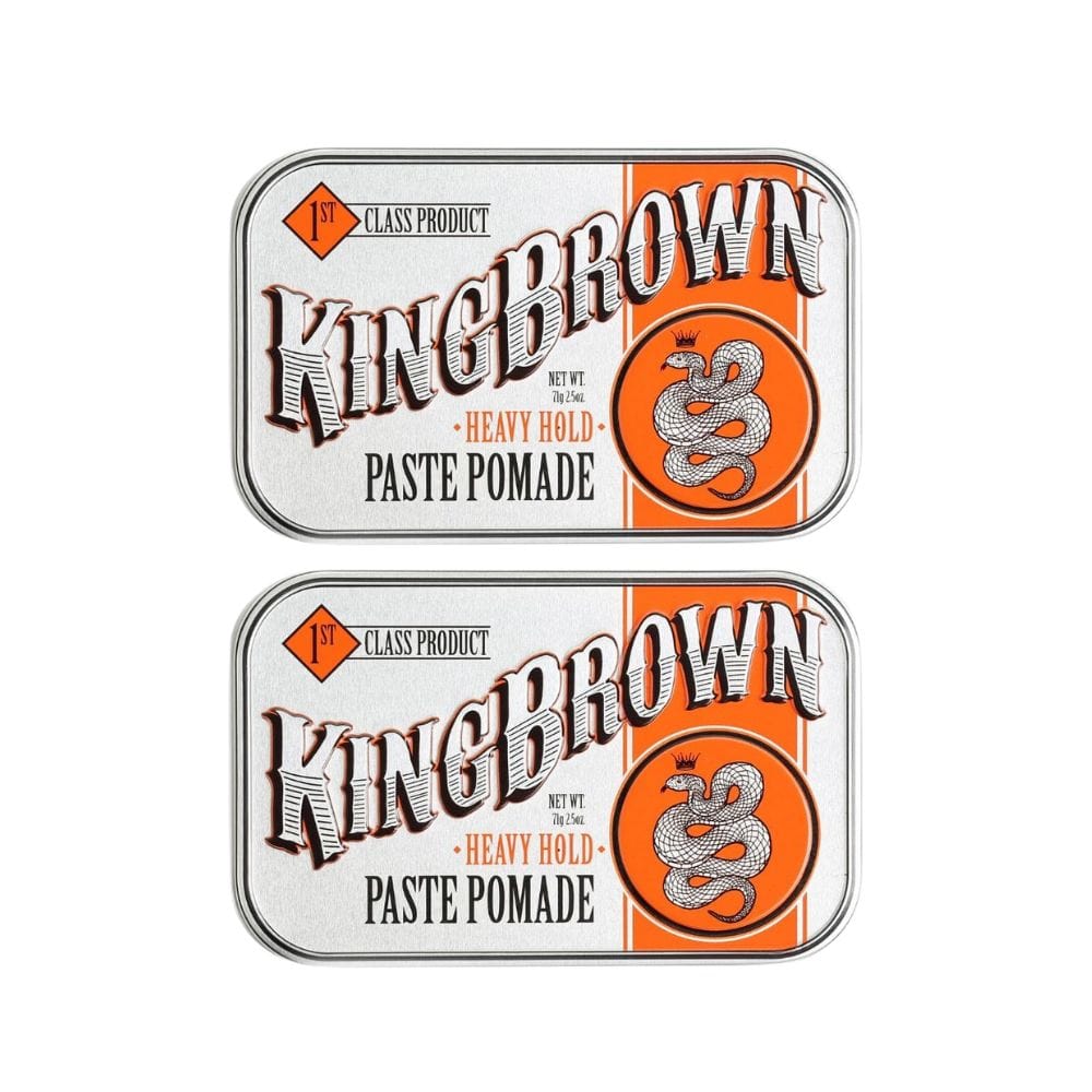 Hair Styling Product King Brown Paste Pomade 71g (Pack of 2)