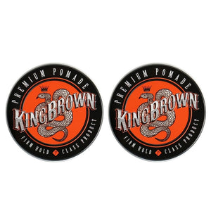 Hair Styling Product King Brown Premium Pomade 75g (Pack of 2)