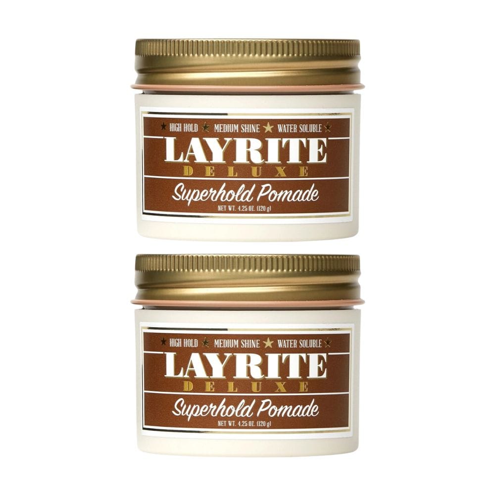 Hair Styling Product Layrite Superhold Pomade 120g (Pack of 2)