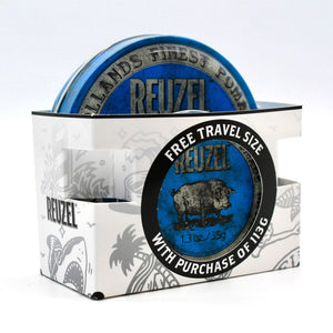 Hair Styling Product Reuzel Blue Pomade Road Trip 113g + Free Travel Size 35g