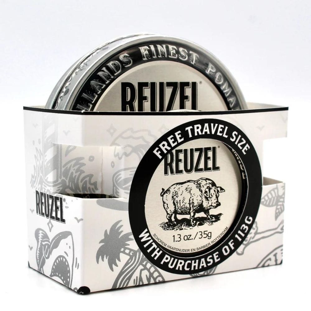 Hair Styling Product Reuzel Concrete Pomade Road Trip 113g + Free Travel Size 35g