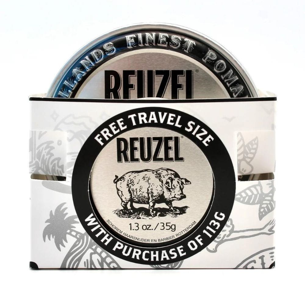 Hair Styling Product Reuzel Concrete Pomade Road Trip 113g + Free Travel Size 35g