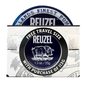 Hair Styling Product Reuzel Fiber Pomade Road Trip 113g + Free Travel Size 35g