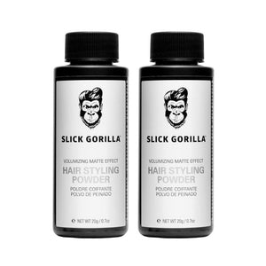 Hair Styling Product Slick Gorilla Hair Styling Powder - Volumizing Matte Effect 20g (Pack of 2)