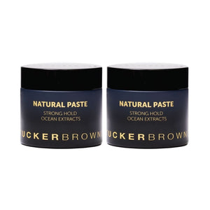 Hair Styling Product Tucker Browne Natural Paste Medium Hold 60g (Pack of 2)