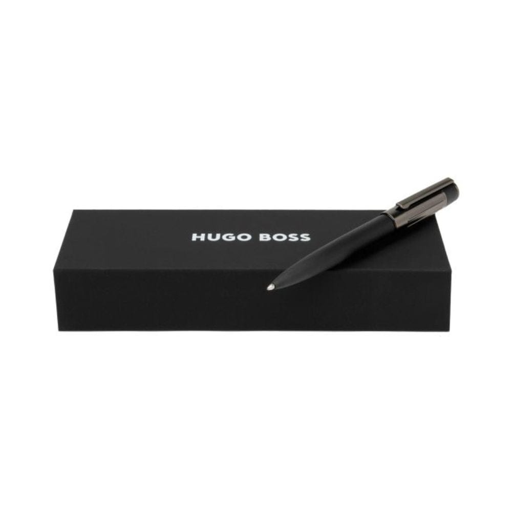 Hugo Boss Ballpoint Pen Gear Ribs Black