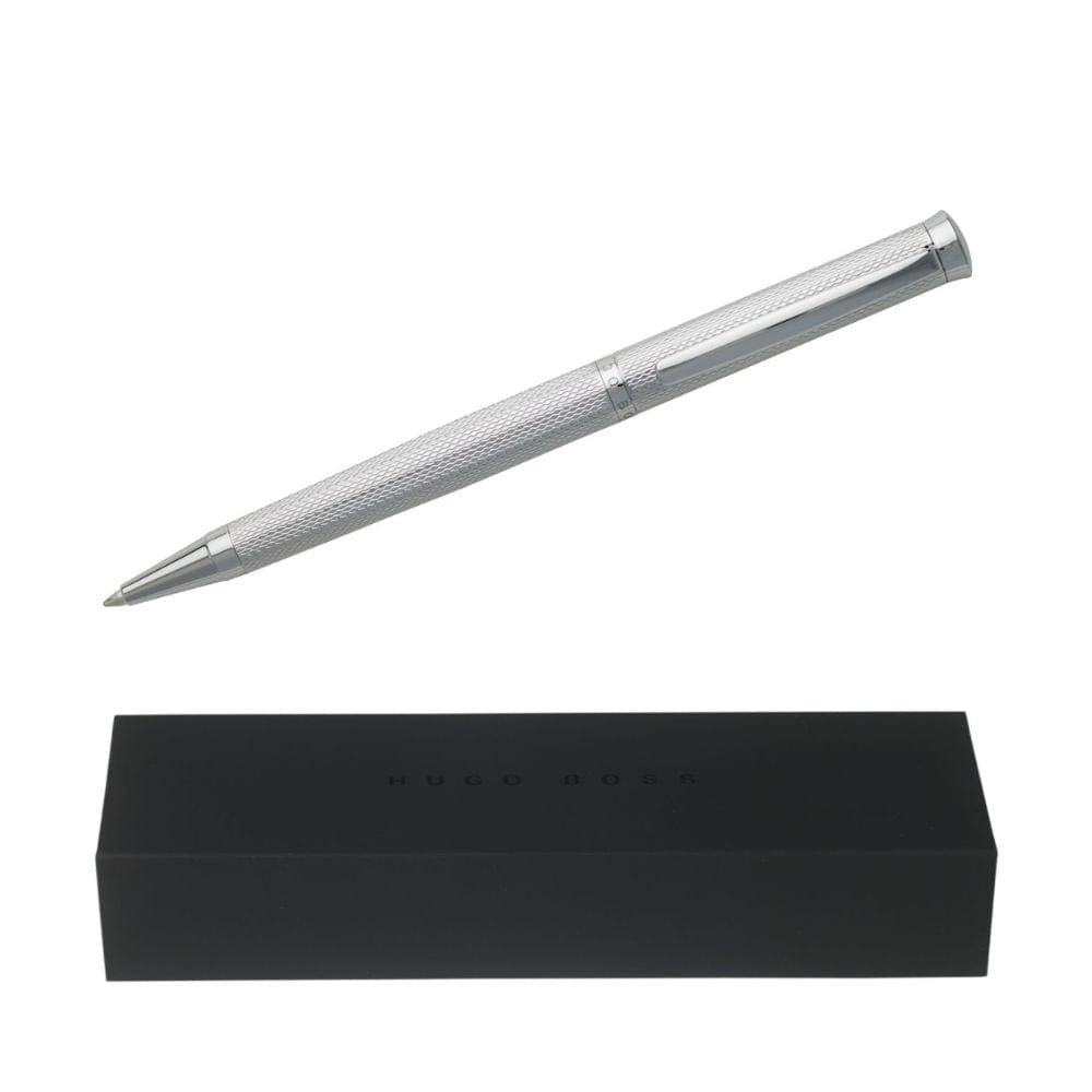 Hugo Boss Ballpoint Pen Sophisticated Chrome Diamond