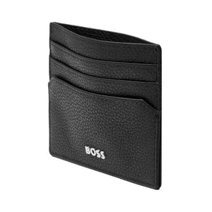 Hugo Boss Leather Card holder Classic Grained Black