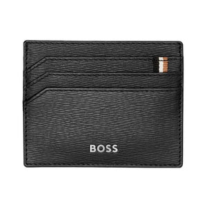 Hugo Boss Leather Card Holder Iconic Black