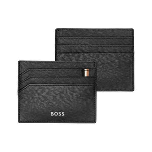 Hugo Boss Leather Card Holder Iconic Black