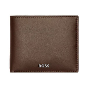 Hugo Boss Leather Wallet Classic Smooth Brown
