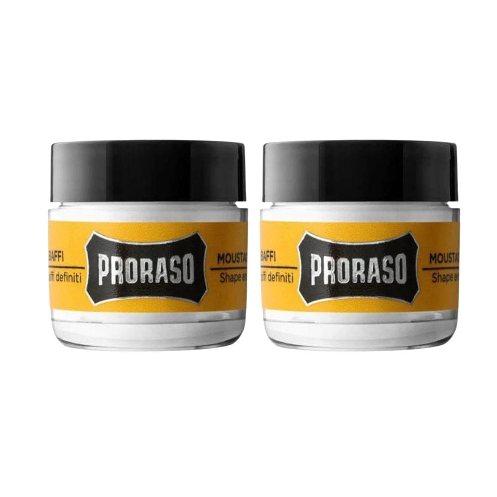 Moustache Wax Proraso Wood & Spice Moustache Wax 15ml (Pack of 2)