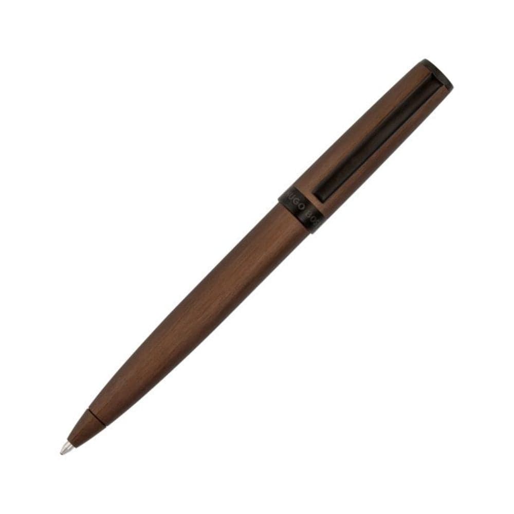 Pen Hugo Boss Ballpoint Pen Gear Brushed Camel