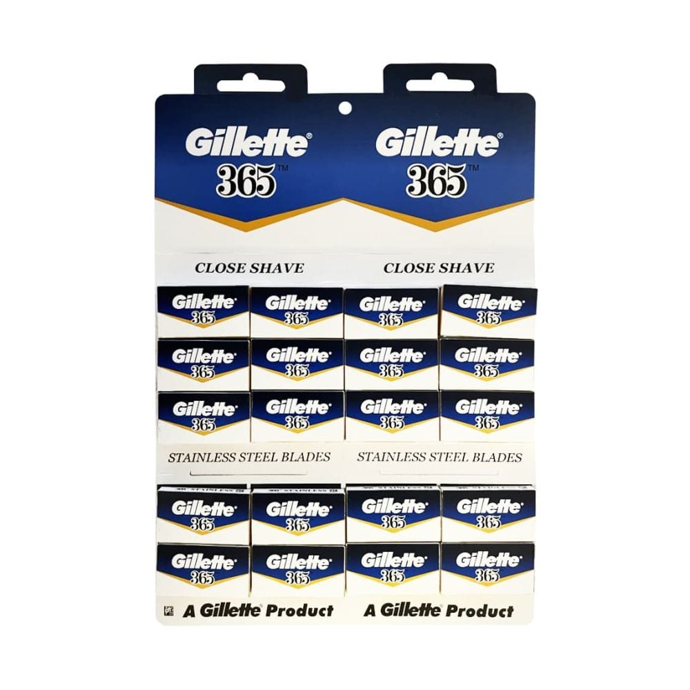 Gillette Ss Razor Gillette 365 Stainless Steel Razor Blades (100) – Style & Swagger