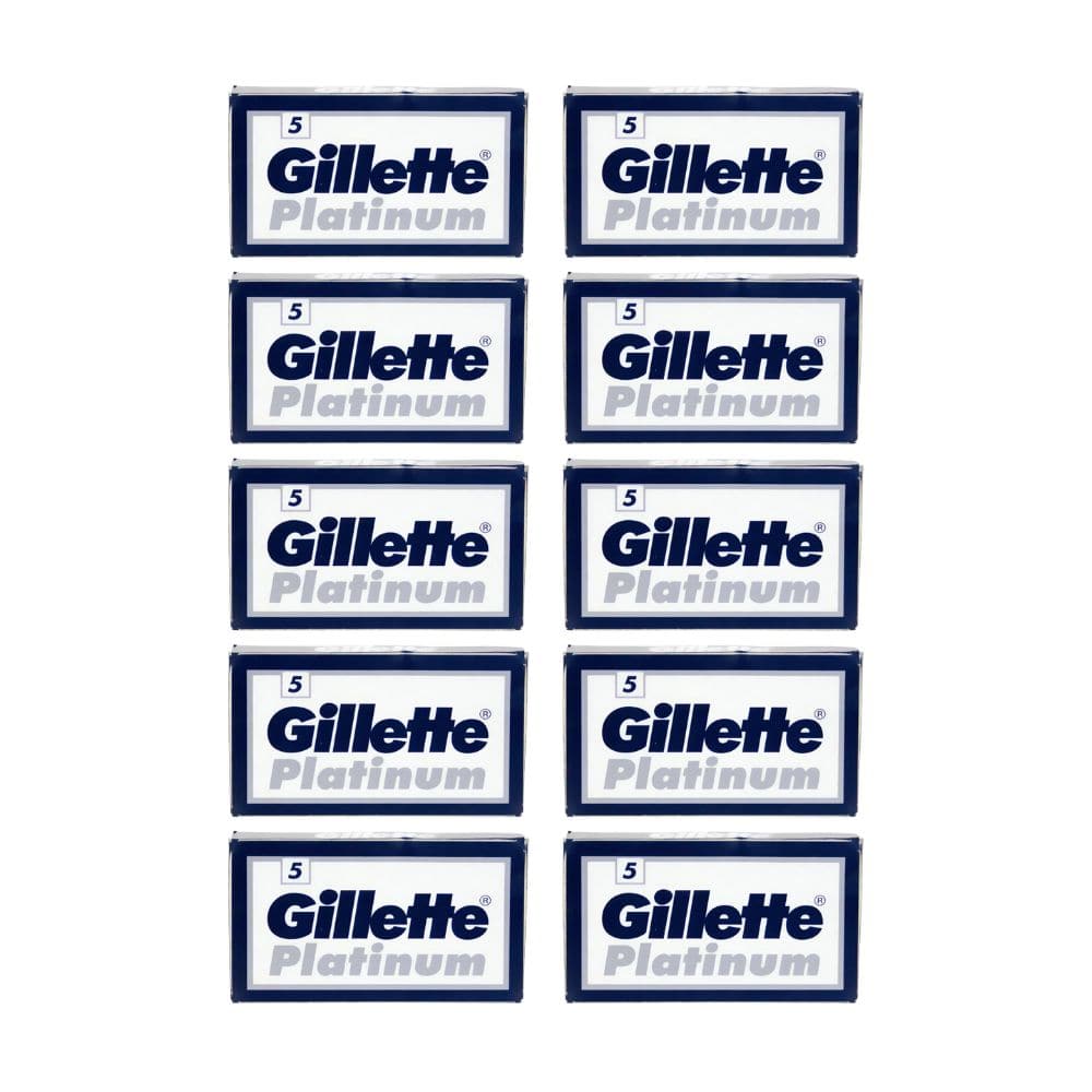 Razor Blade Gillette Platinum Double Edge Blades (50)