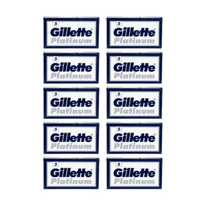 Razor Blade Gillette Platinum Double Edge Blades (50)