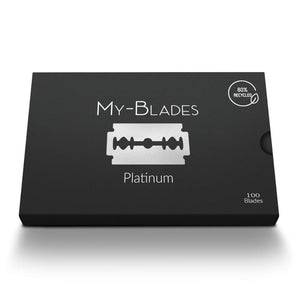 Razor Blade My-Blades® Platinum Double Edge Steel Razor Blades (10 Pack)
