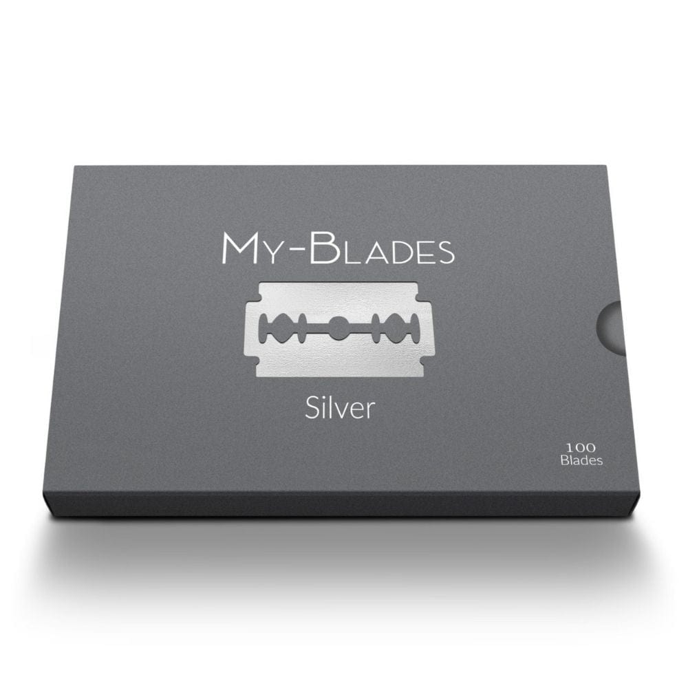 Razor Blade My-Blades® Silver Double Edge Steel Razor Blades (100 Pack)