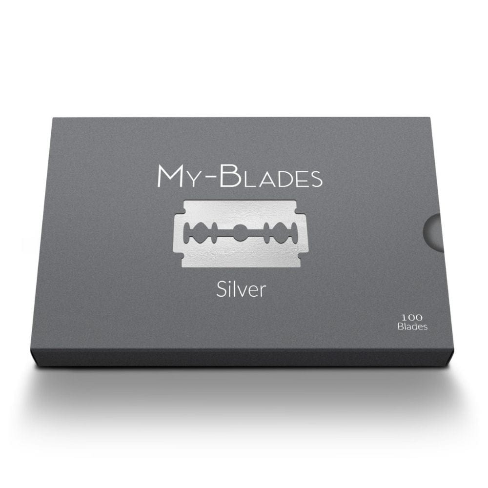 Razor Blade My-Blades® Silver Double Edge Steel Razor Blades (50 Pack)