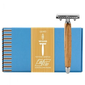 Safety Razor Fatip Gentle Closed Comb Safety Razor Olive Wood